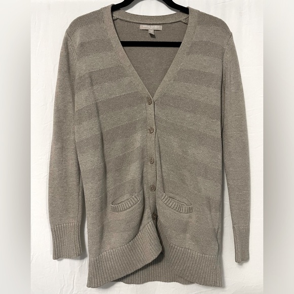 BANANA REPUBLIC STRIPED CARDIGAN - Picture 1 of 3